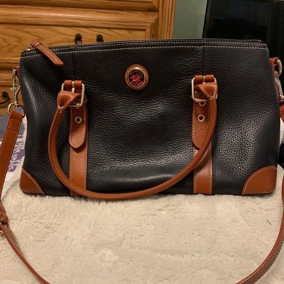 Dooney & Bourke Bags Dooney Bourke Pebble Leather Large Domed